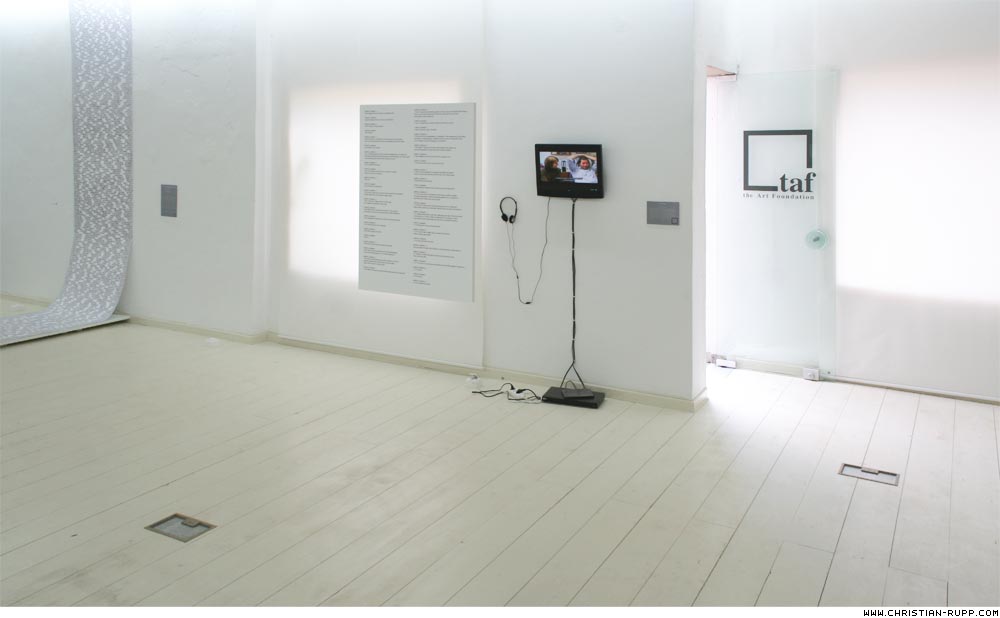 Work of Kamen Stoyanov @ "flavors of Austria", taf, Athen, 2009